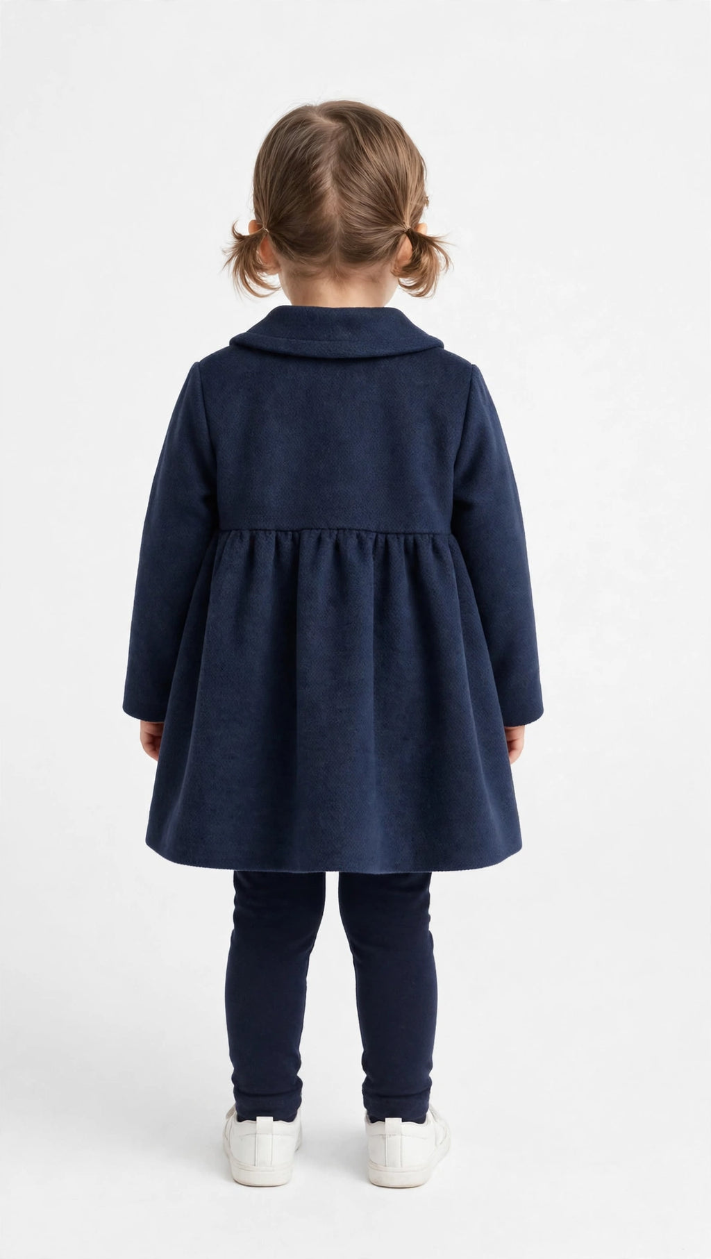 IL CAPPOTTINO BLU NAVY PIÙ ELEGANTE 💙 DA BAMBINA MONSURIRE-HANGAR93