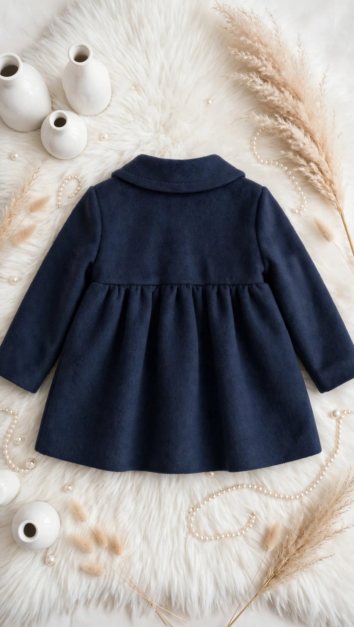 IL CAPPOTTINO BLU NAVY PIÙ ELEGANTE 💙 DA BAMBINA MONSURIRE-HANGAR93