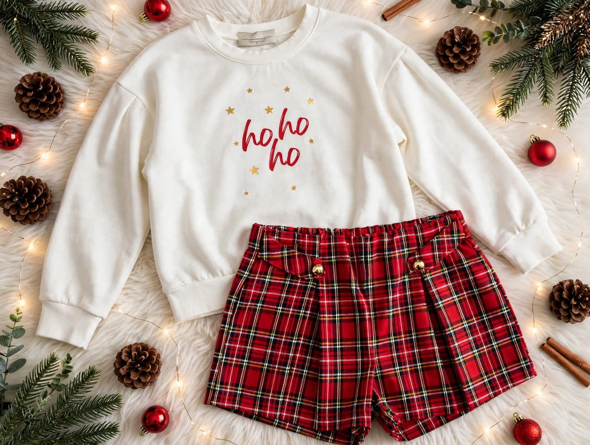 🎄❤️ IL PANTALONCINO DI NATALE PIÙ DOLCE  DA BAMBINA MONSURIRE-HANGAR93