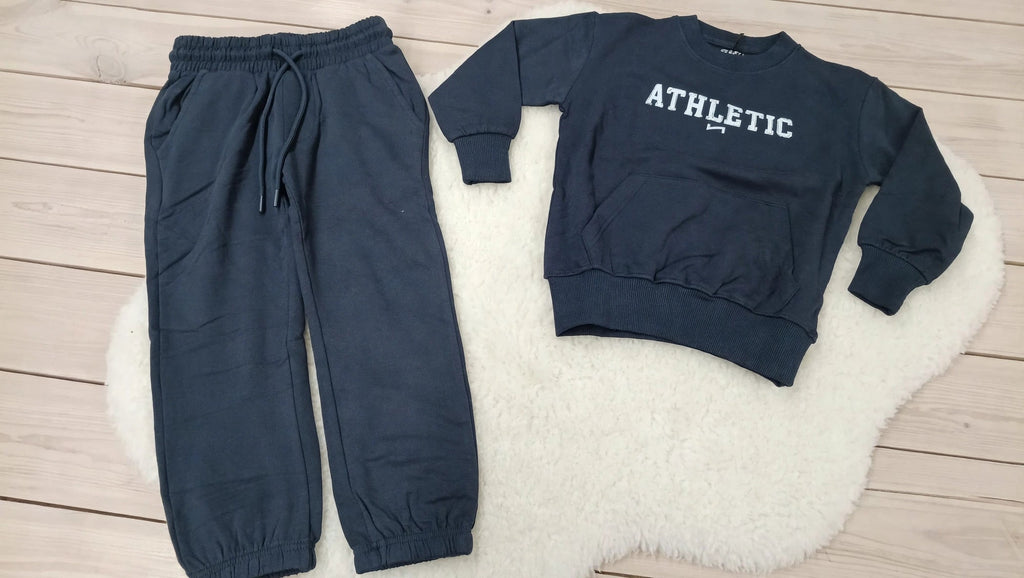 💙 TUTA ATHLETIC BLU NAVY DA BAMBINO E RAGAZZO MONSURIRE-HANGAR93