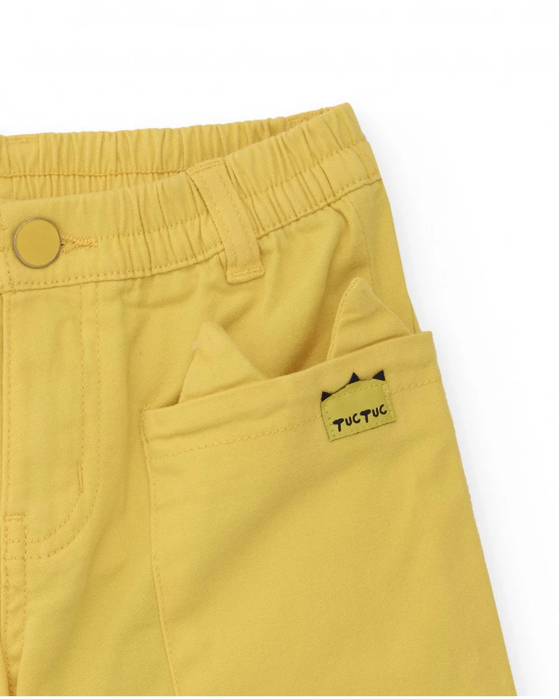 Pantaloncino bermuda  giallo