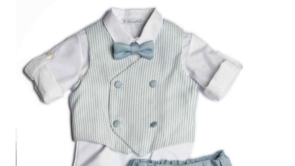 Completo elegante in  azzurro Barcellino