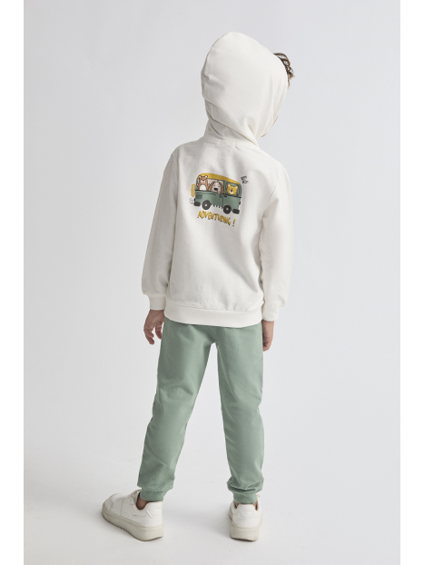 completo  zip e cappuccio da bambino