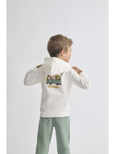 completo  zip e cappuccio da bambino