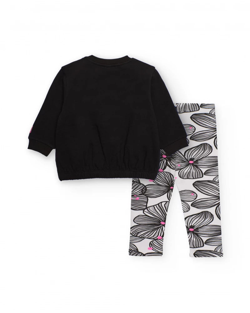 Completo bambina in nero