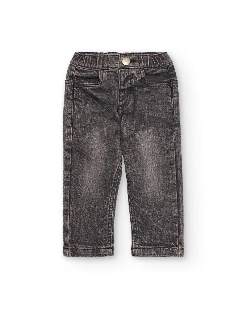 Jeans per bambino con effetto slavato