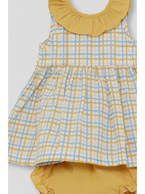 vestitino con copri pannolino da bambina