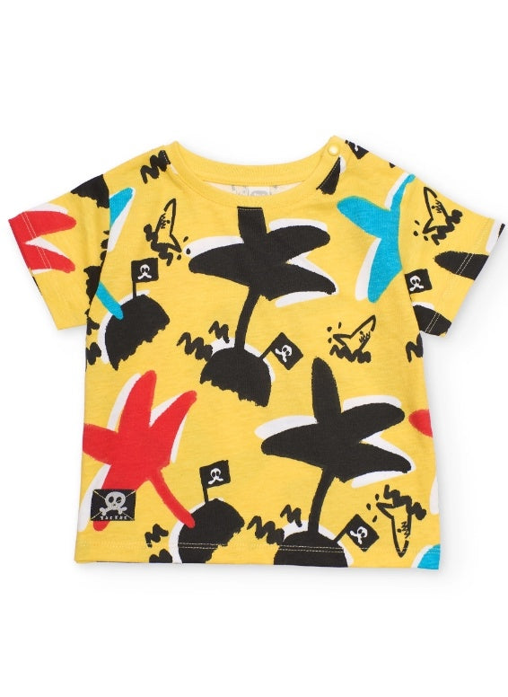 Completo da bambino in maglia a tre pezzi