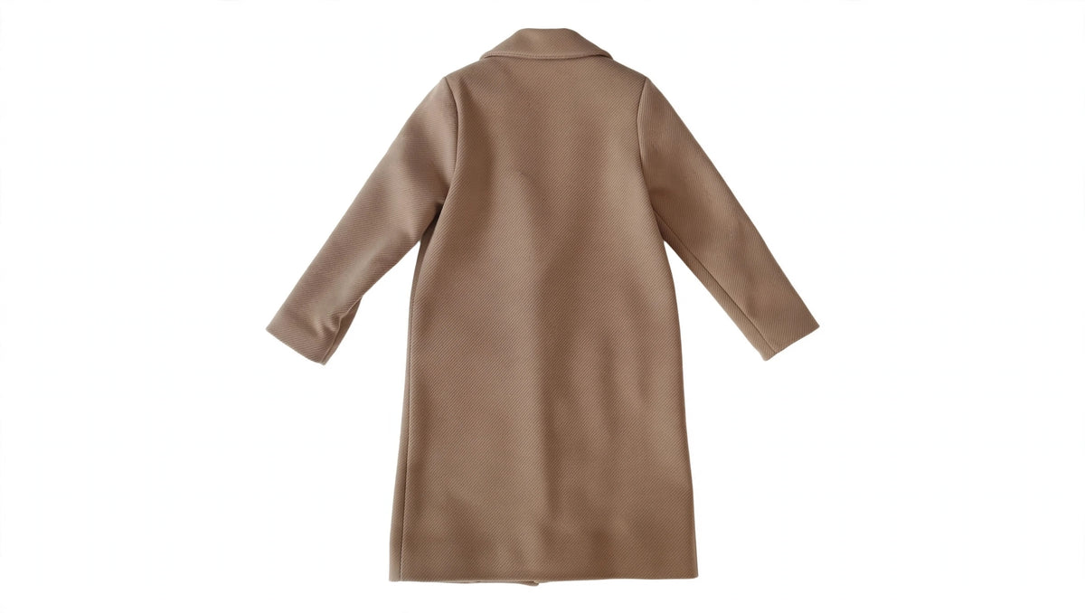 Cappotto camello Monsurire elegante da ragazzo
