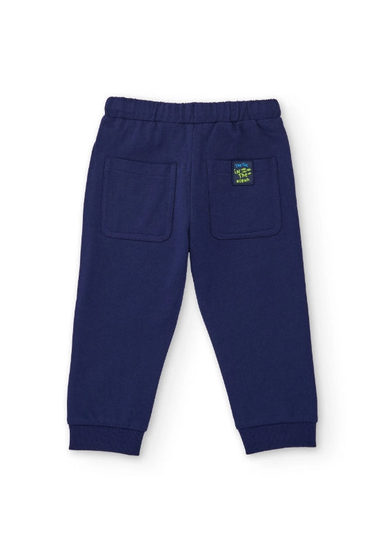 Completo da bambino in maglia con grande motivo frontale