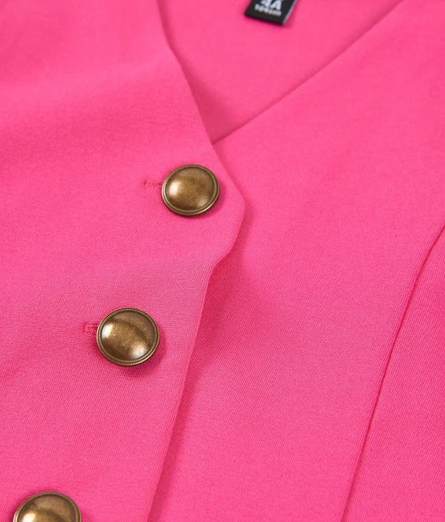 Gilet da bambina in maglia con bottoni metallici,Nath kids