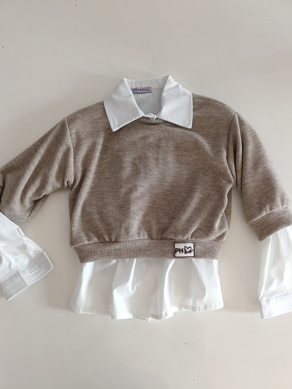 Camicia con maglioncino