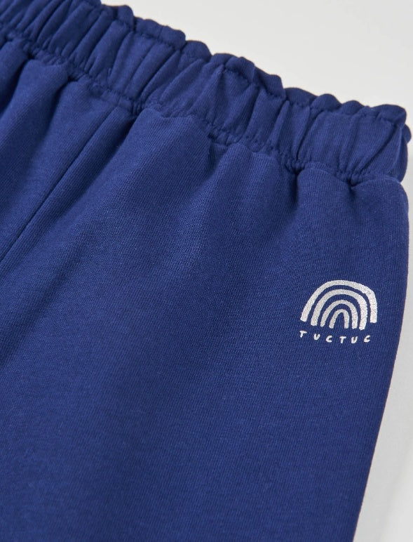 Pantaloni da bambina in maglia modello culotte