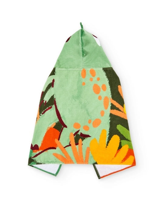 Asciugamano da bambino in maglia con cappuccio decorato , tuc tuc