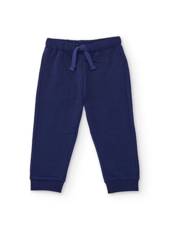 Completo da bambino in maglia con grande motivo frontale