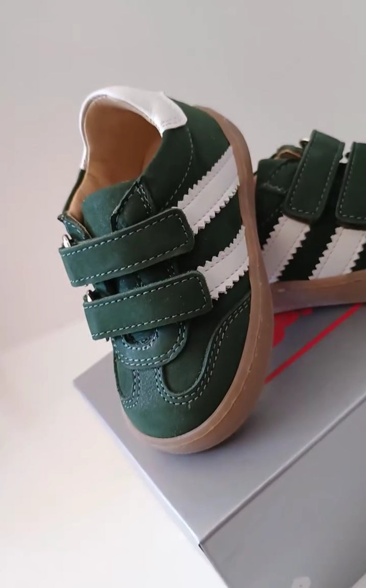 Sneakers nabuk bottle-bianco