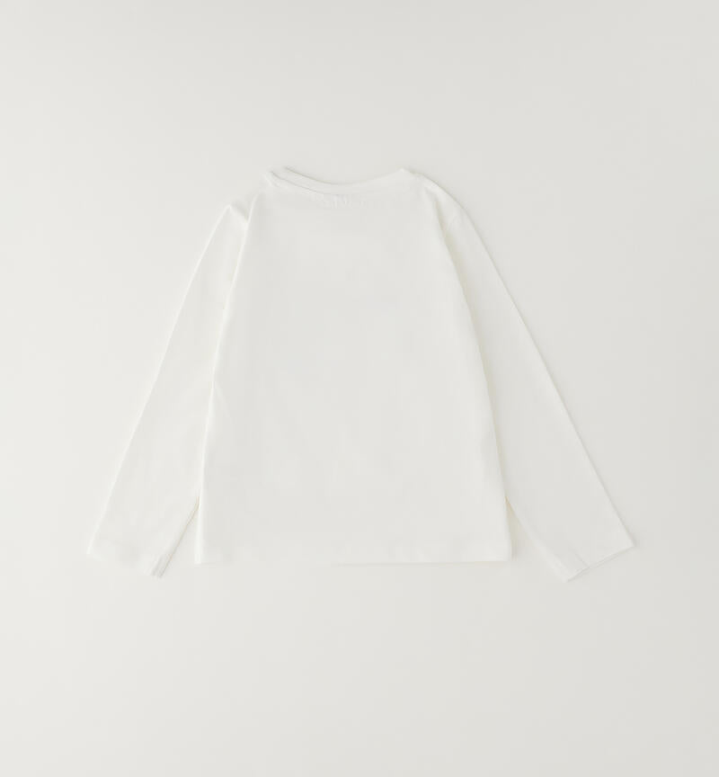 Maglietta in cotone bambina sarabanda