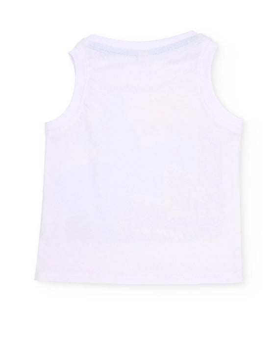 Canottiera in maglia da bambino con spalline