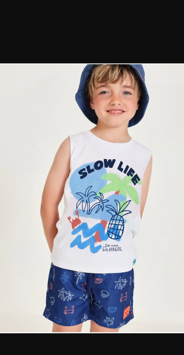 Canottiera da bambino in maglia