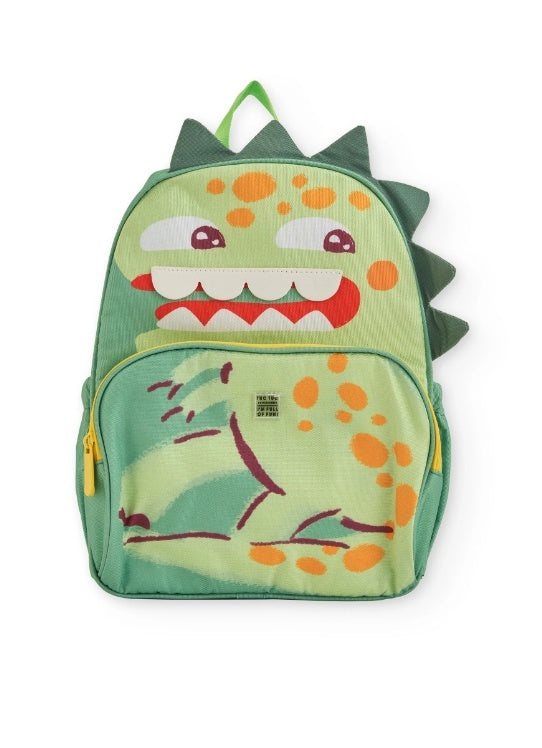 Zaino da bambino in tessuto con motivo dinosauro