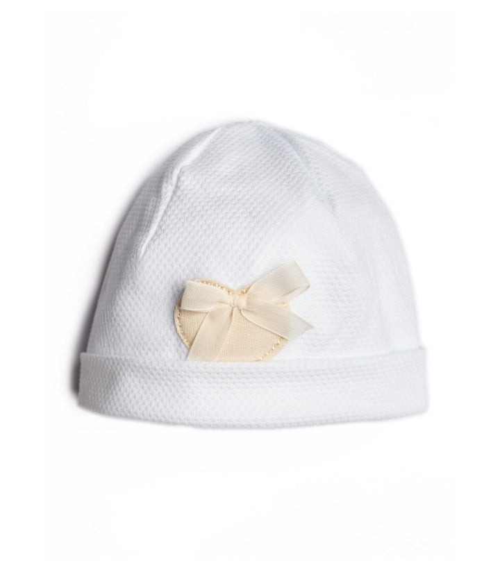 Set nascita  per bimba bianco beige