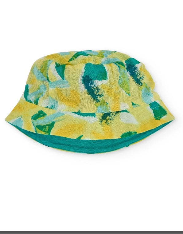 Cappellino da bambino in maglia con design reversibile