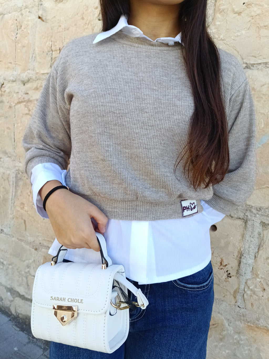 Camicia con maglioncino