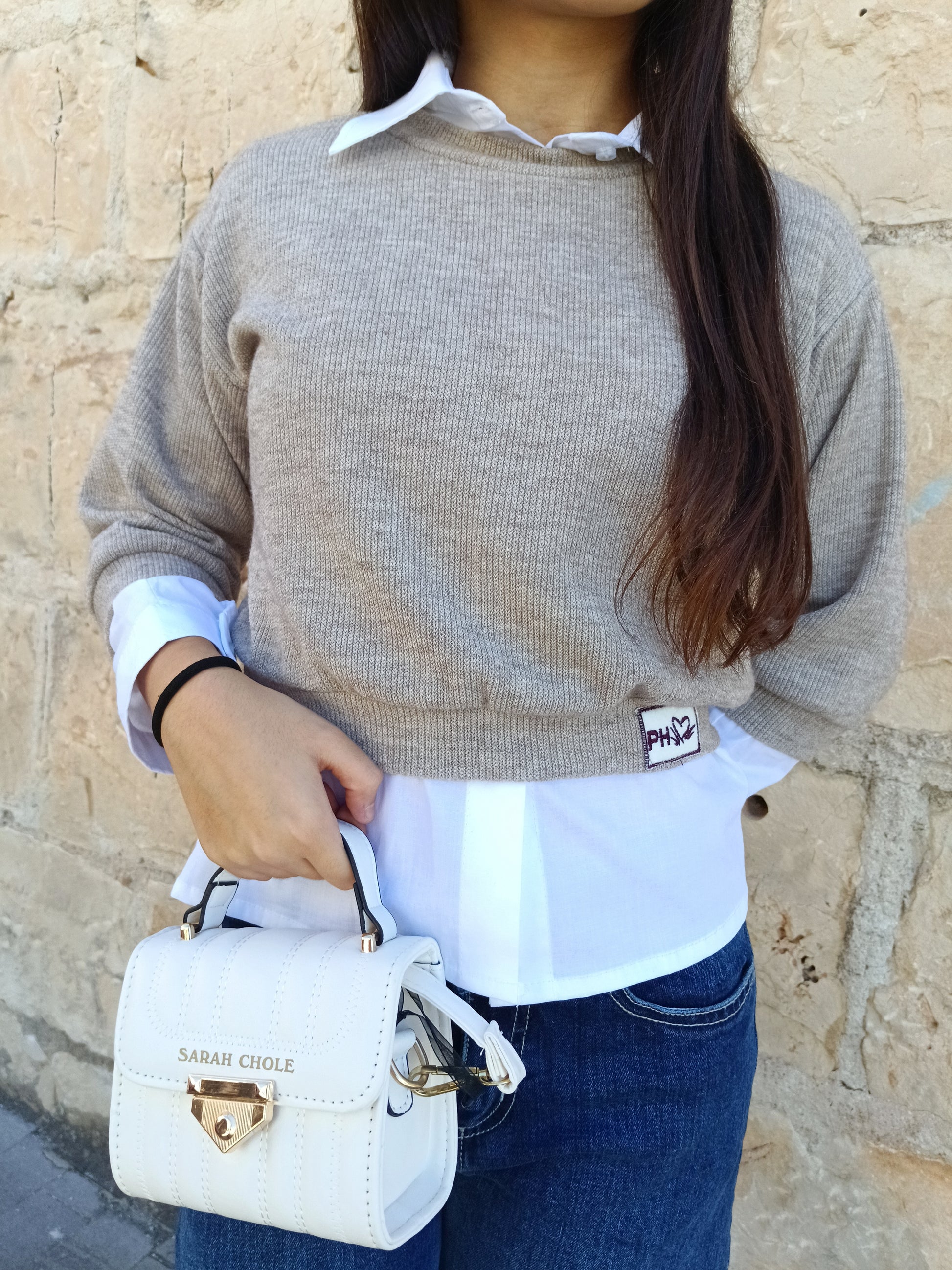 Camicia con maglioncino