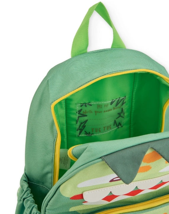 Zaino da bambino in tessuto con motivo dinosauro