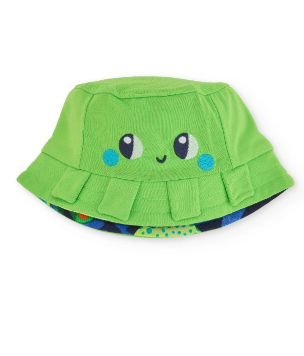 Cappellino da bambino in maglia con design reversibile