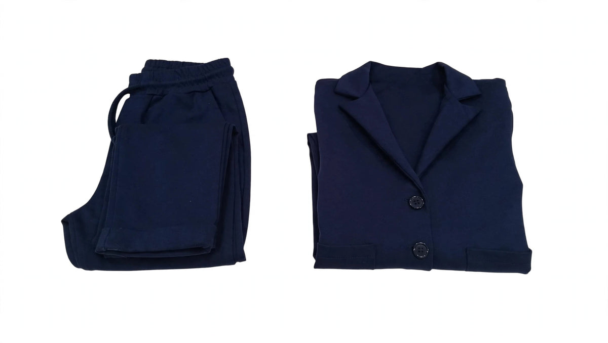 COMPLETO CERIMONIA RAGAZZO - Blazer + Pantalone - Blu Navy