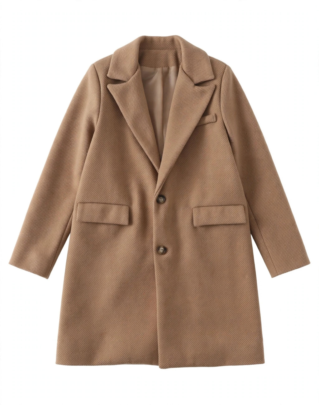 Cappotto camello Monsurire elegante da ragazzo