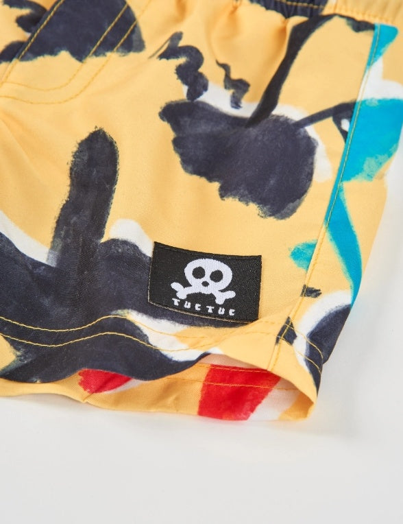 Costume da bagno da bambino in tessuto e ad asciugatura rapida