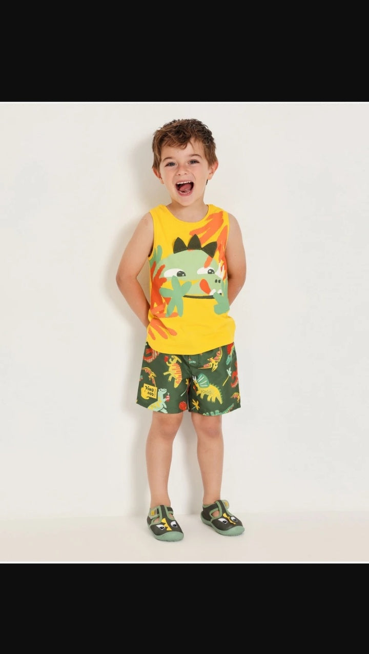 Costume da bagno da bambino in tessuto e ad asciugatura rapida, tuc tuc