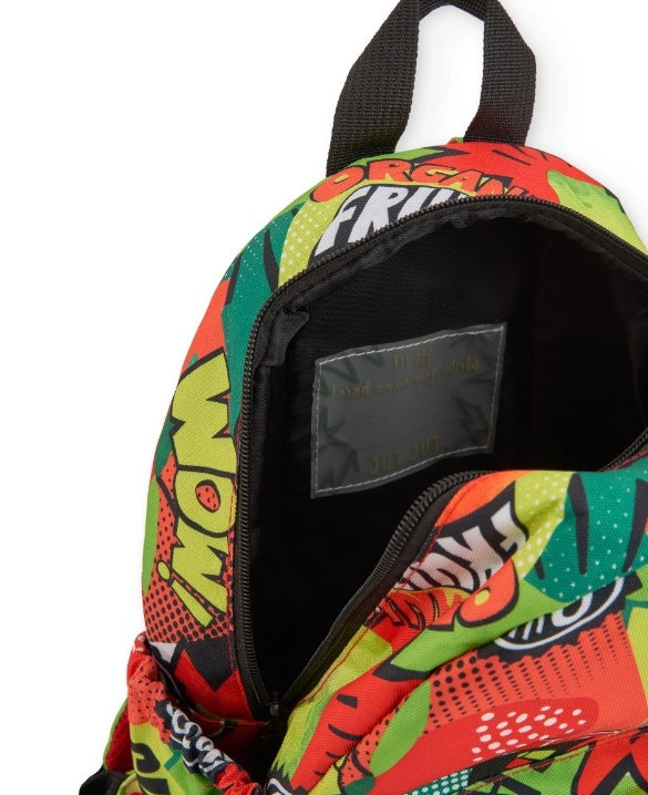 Zaino da bambino in tessuto con molte tasche , tuc tuc