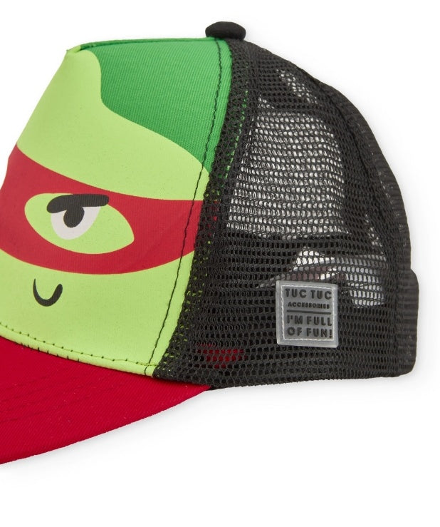 Cappellino da bambino in tessuto con visiera , tuc tuc