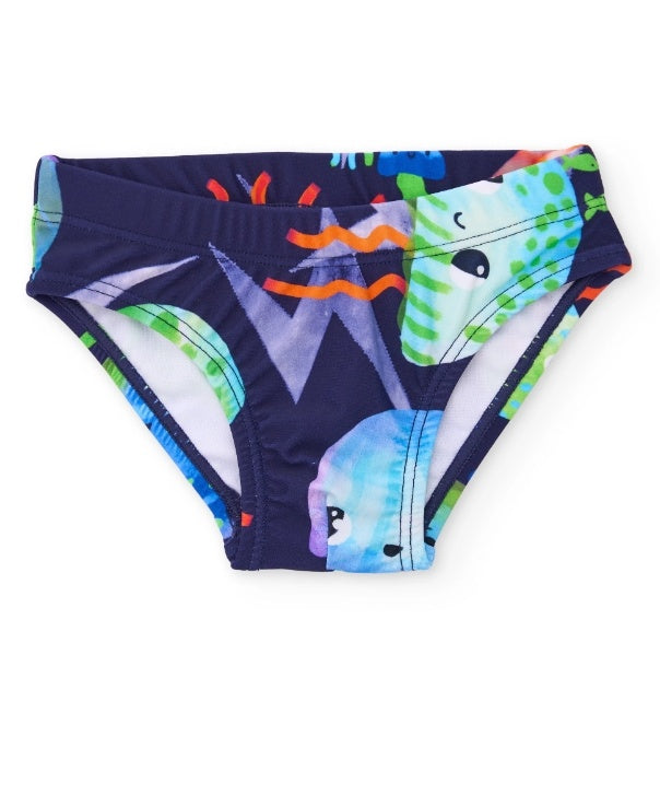 Costume da bagno da bambino in maglia d’ispirazione marina