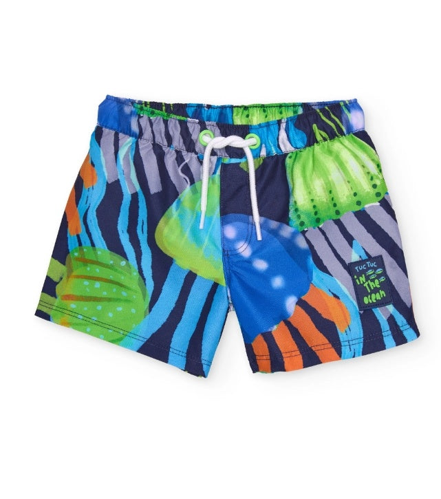 Costume da bagno pantaloncino da bambino in tessuto ad asciugatura rapida , tuc tuc