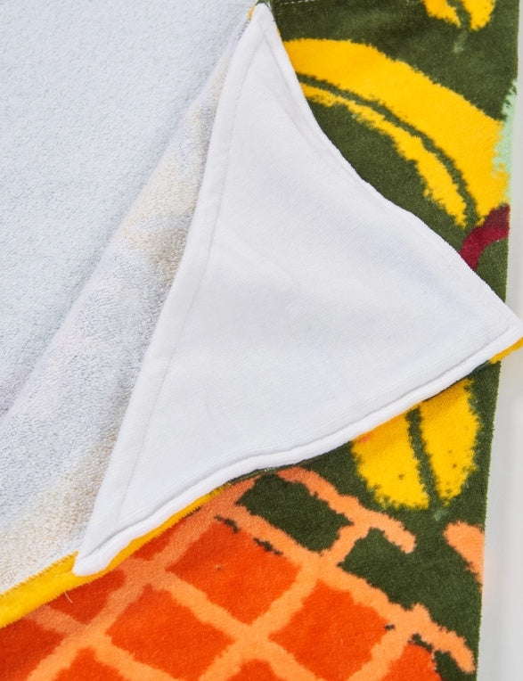 Asciugamano da bambino in maglia con cappuccio decorato , tuc tuc