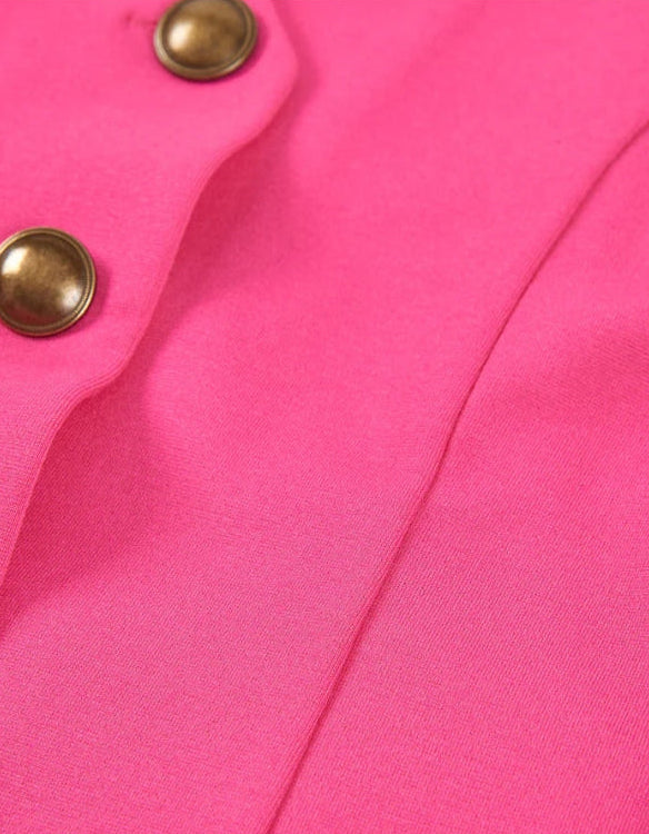Gilet da bambina in maglia con bottoni metallici,Nath kids