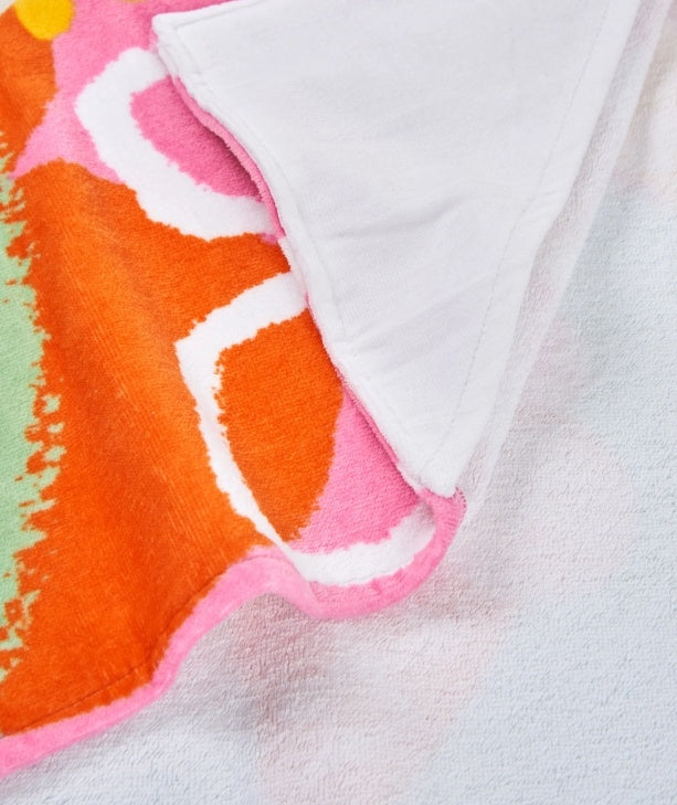 Asciugamano da bambina in maglia con cappuccio
