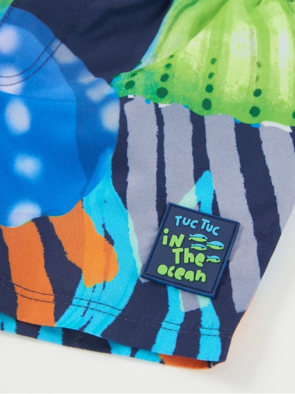 Costume da bagno pantaloncino da bambino in tessuto ad asciugatura rapida , tuc tuc