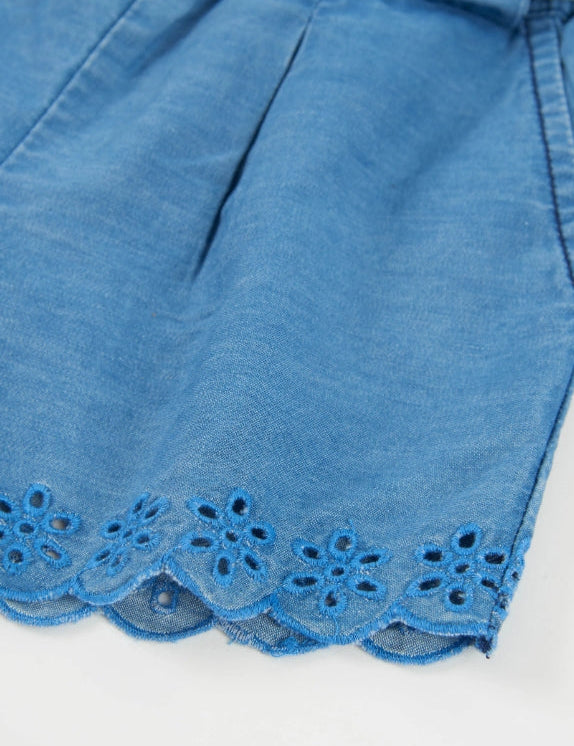 Pantaloncino in cotone da bambina