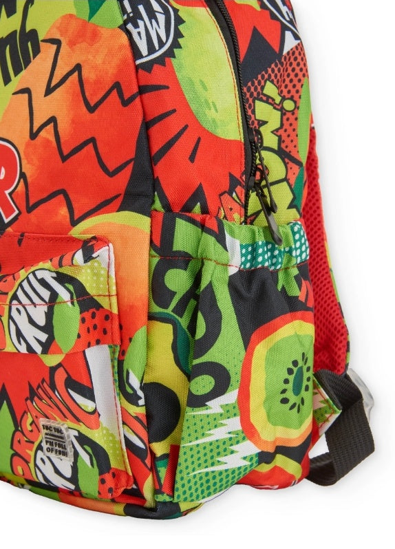 Zaino da bambino in tessuto con molte tasche , tuc tuc