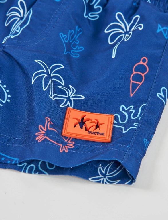 Costume da bagno da bambino in tessuto piano con tessuto leggero