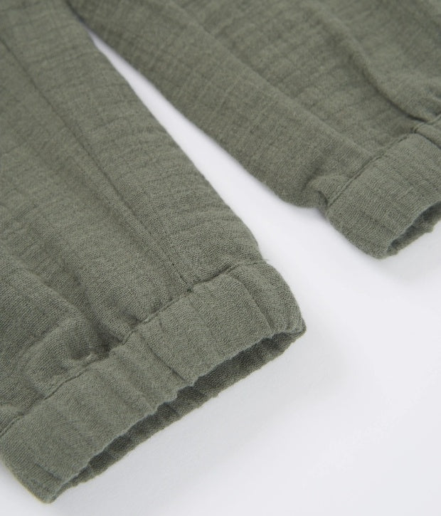 Pantaloni da bambino in tessuto con tasche cargo