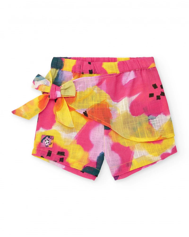 Pantaloncini per bambina fucsia tuc tuc