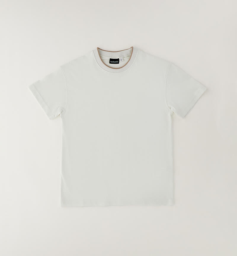 T-shirt ragazzo in cotone sarabanda