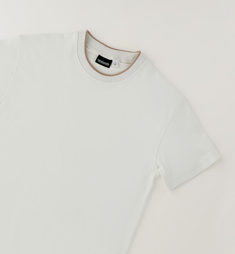 T-shirt ragazzo in cotone sarabanda